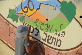 הקמת הקיר הקהילתי(36 תמונות)